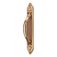 AISHA Door Pull Handle on Plate - Frenc